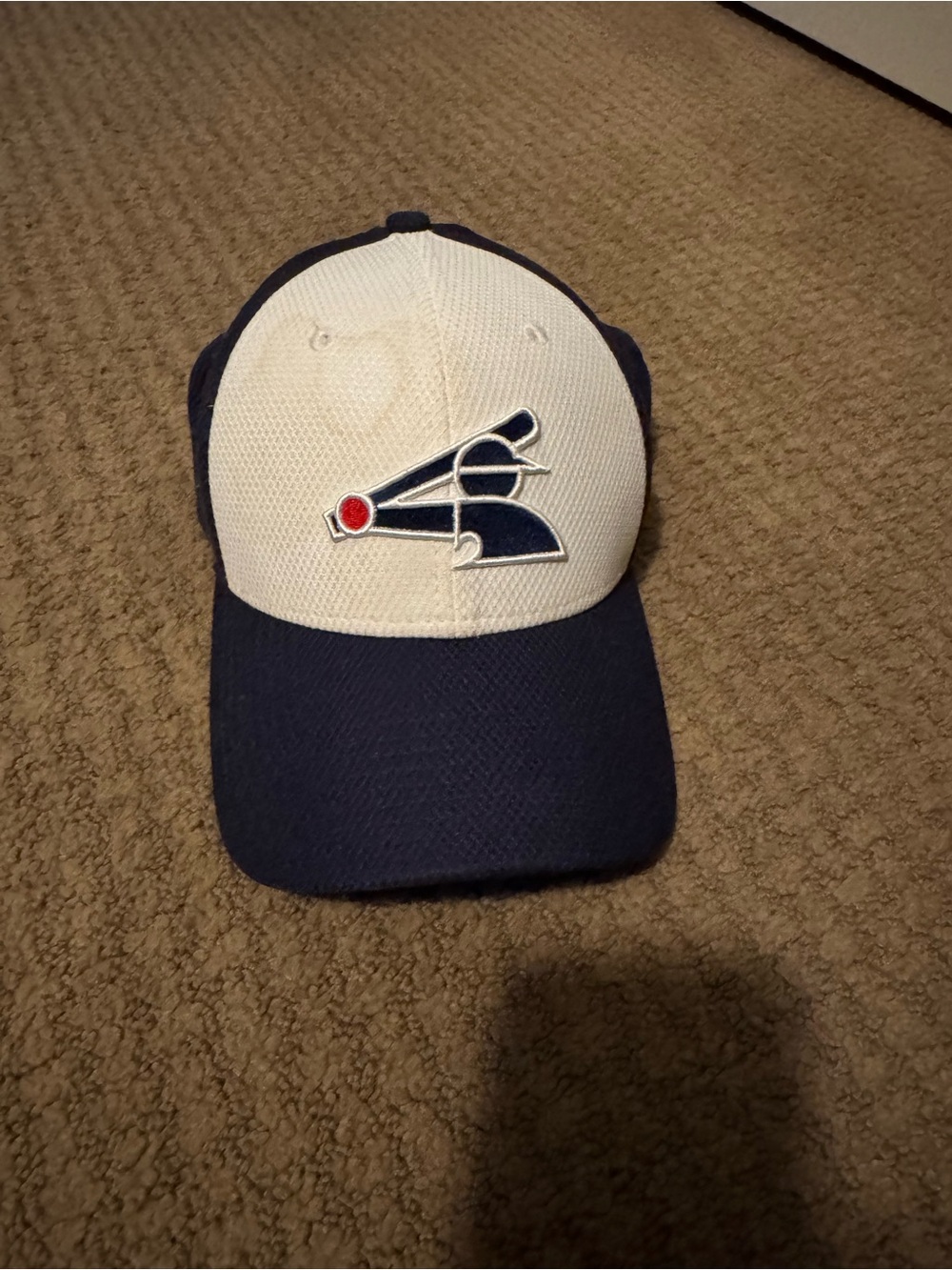 New Era Navy and Cream Baseball Cap with Team Logo